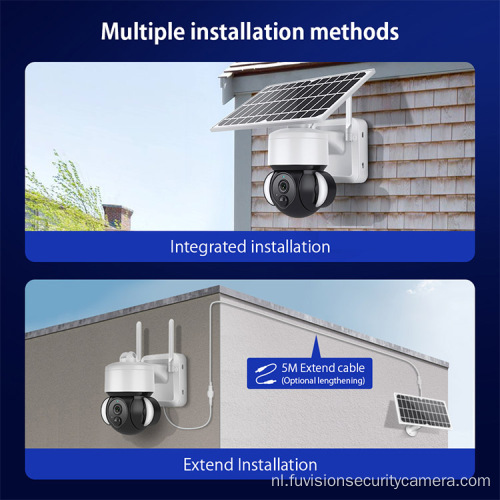 Nieuw ontwerp Wifi Waterdichte zonne-energiecamera